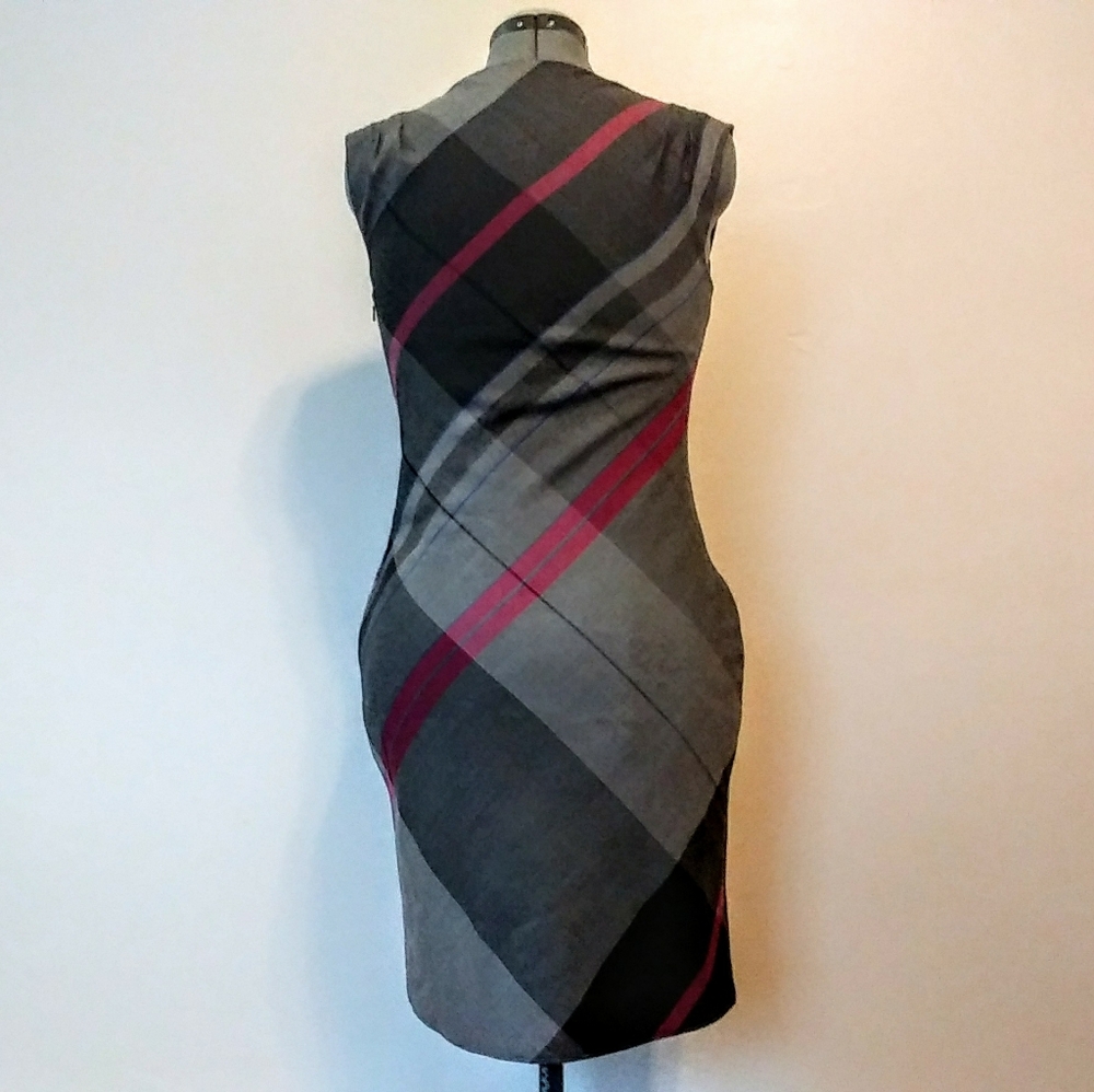 Ted Baker London Plaid Wool Pencil Dress - Picture 2 of 7
